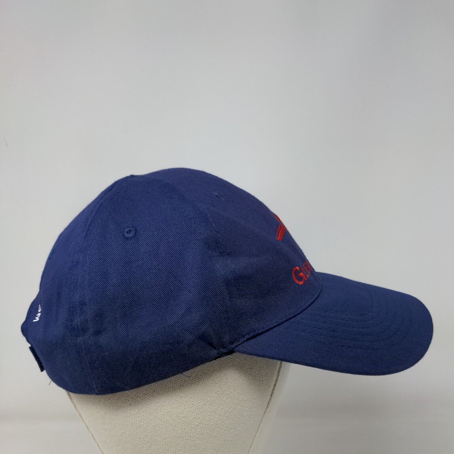 Gleim Aviation Strapback Hat Blue One Size Embroidered Adjustable