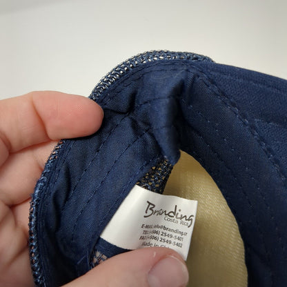 Costa Rica Pura Vida Snapback Mesh Back Trucker Hat Blue One Size Tuanis