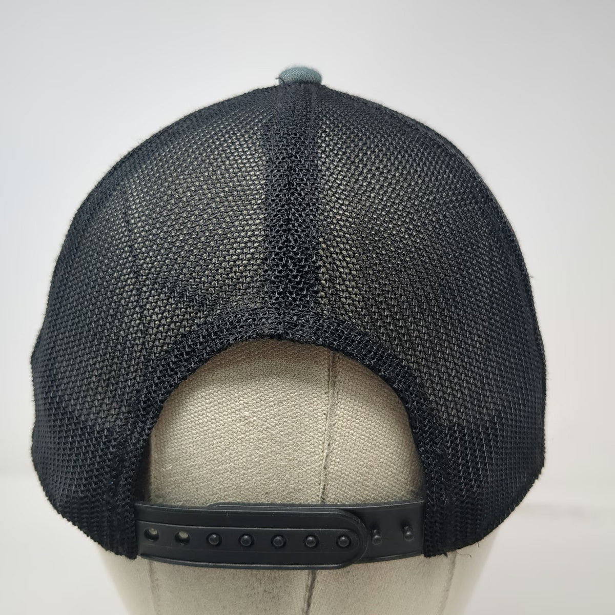 Perrine Man Press Trucker Hat Gray One Size Black Mesh Snapback Idaho Wild Hat