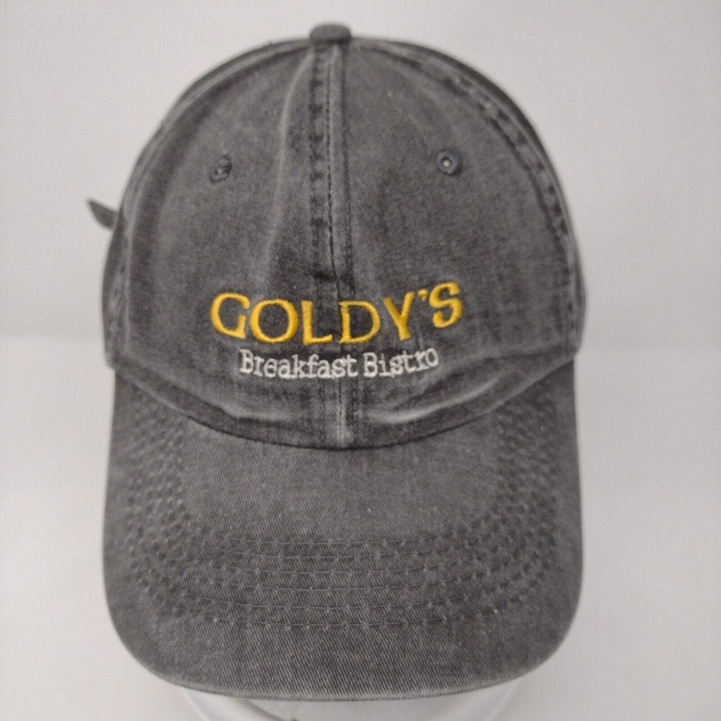 Goldy's Breakfast Bistro Slideback Hat Gray OSFA Embroidered Port Authority