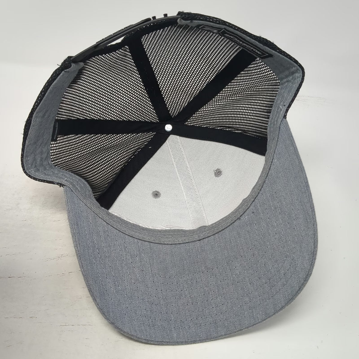 Richardson Trucker Hat Gray One Size Snapback Chemco Products Company Mesh Hat