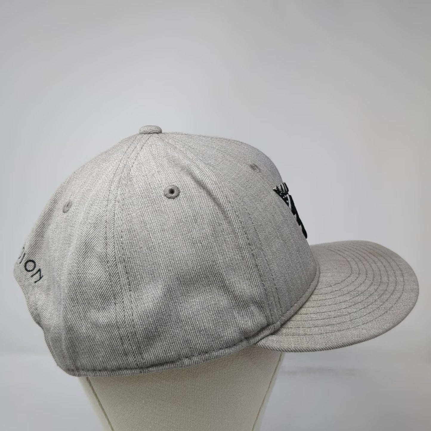 New Era Snapback Gray One Size Roc Nation Paper Plane Logo Flat Bill Hat 9FIFTY