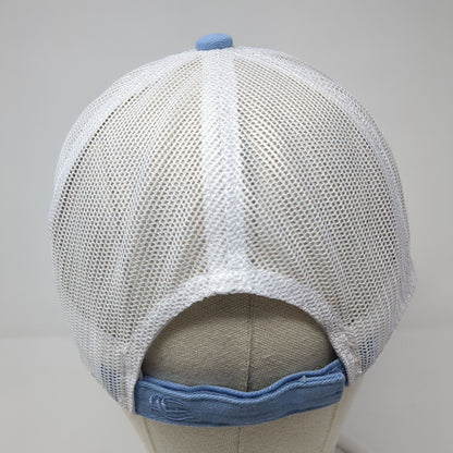 Wildy Family Farms Strapback Trucker Hat Blue OS Adjustable Mesh Outdoor Cap