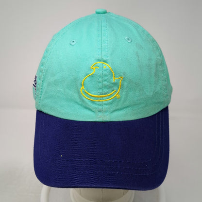 Peeps Brand Baseball Cap Green Blue One Size Cotton Slideback Mascot Hat