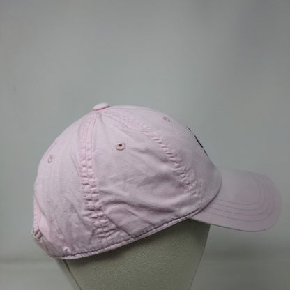 USTA National Campus Strapback Hat Pink One Size Adjustable American Needle