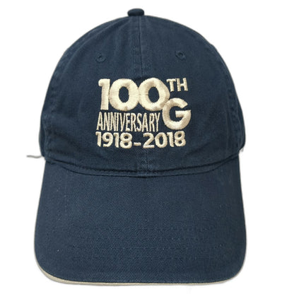 UltraClub Baseball Cap Blue One Size 100th Anniversary 1918-2018 G Logo Hat
