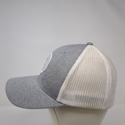 Diesel Nation Established 2013 Fitted Trucker Hat Gray OS Flexfit Mesh Yupoong