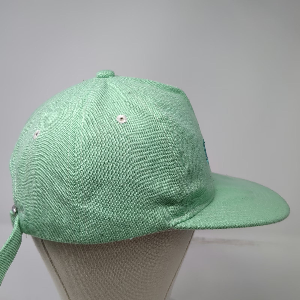 Pusheen 5 Panel Green One Size Breathe Cat Hat Adjustable Slideback Polyester