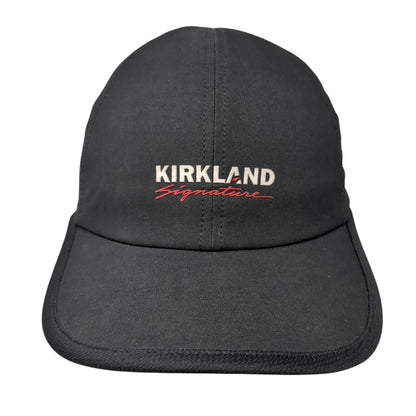 Kirkland Signature Strapback Hat Black One Size Adjustable Perforated