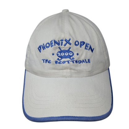 Vintage Scottsdale Phoenix Open 2000 Y2K Strapback Hat White OSFA Ahead Casuals