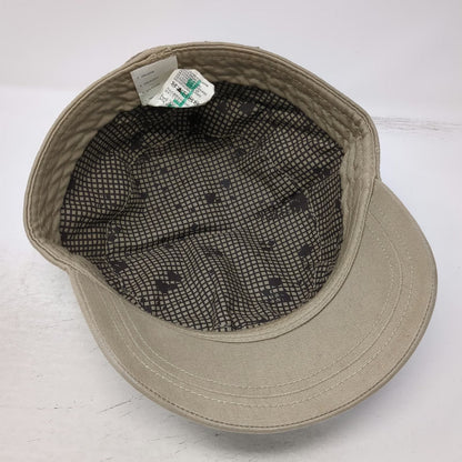The North Face Army Cap Beige M Slideback Logo Patch 100% Cotton Adjustable Hat