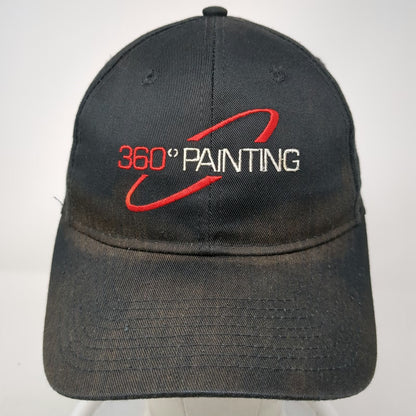 Port Authority Baseball Cap Black One Size 360 Painting Logo Hat Slideback