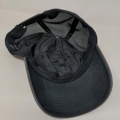 Under Armour Snapback Mesh Back Trucker Hat Black OSFA Embroidered