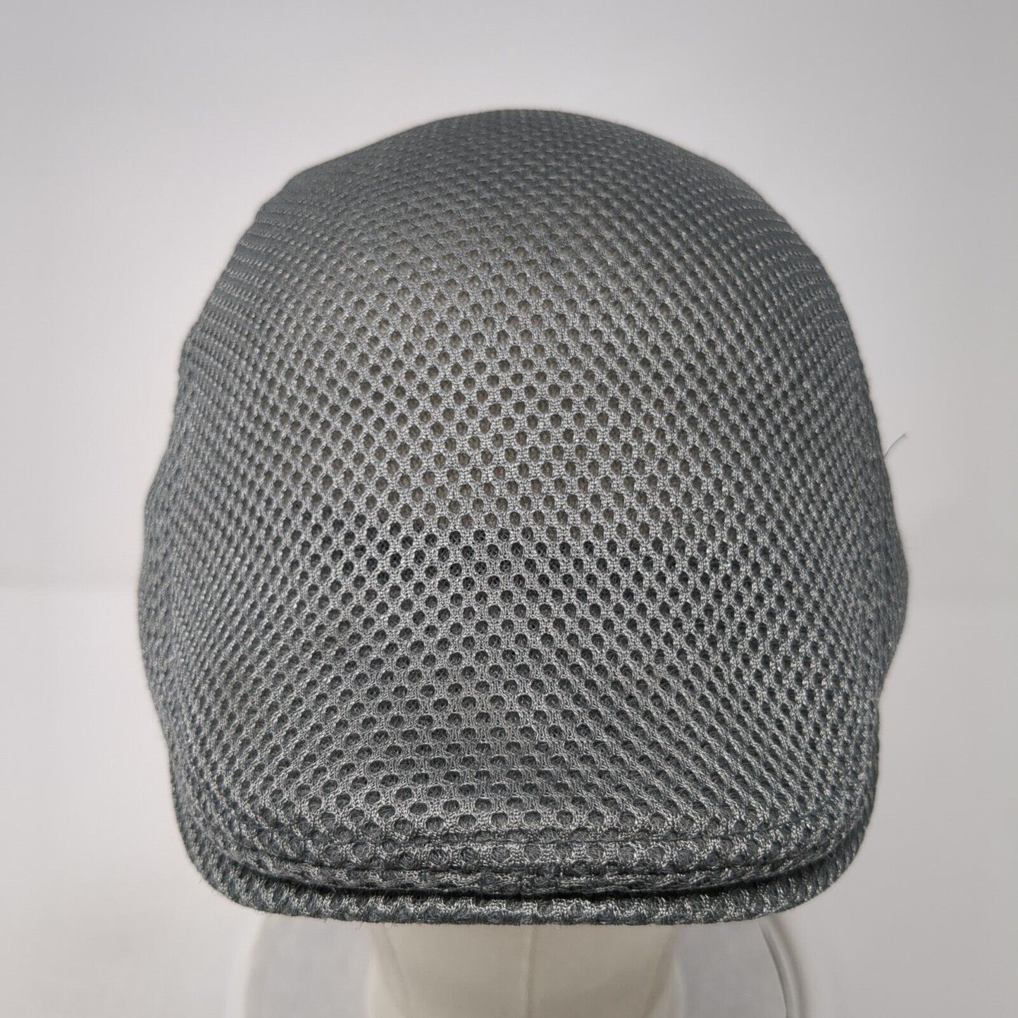 Unbranded Flat Cap Gray One Size Adjustable Mesh Breathable Blank