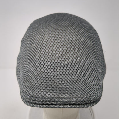 Unbranded Flat Cap Gray One Size Adjustable Mesh Breathable Blank