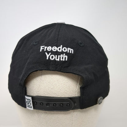 Pins & Aces 5 Panel Black One Size Hat Freedom Youth Rope Snapback Tree Heart