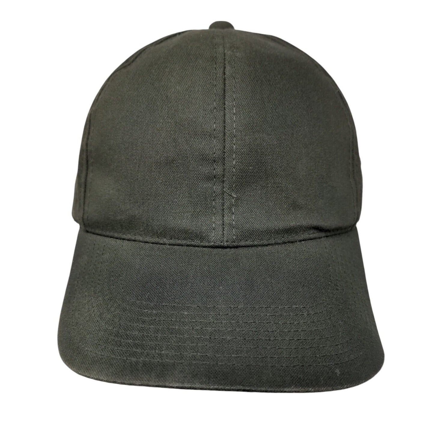Signatures Slideback Hat Green OSFA Adjustable Solid Vent Holes Blank