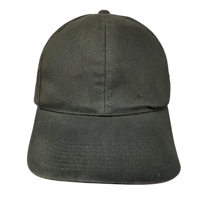 Signatures Slideback Hat Green OSFA Adjustable Solid Vent Holes Blank