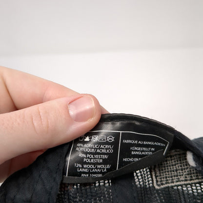 Highway 21 Snapback Trucker Hat Black One Size Adjustable Embroidered Mesh Back