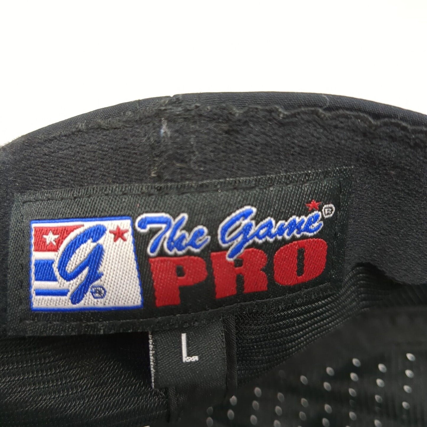 G Fitted Hat Multicolor Large Embroidered Vented Holes 6 Panel The Game Pro
