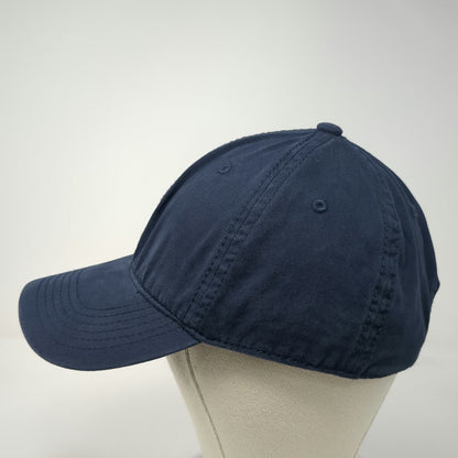 Goodfellow & Co Blue Baseball Cap One Size Leather Strapback Blank Cotton Hat