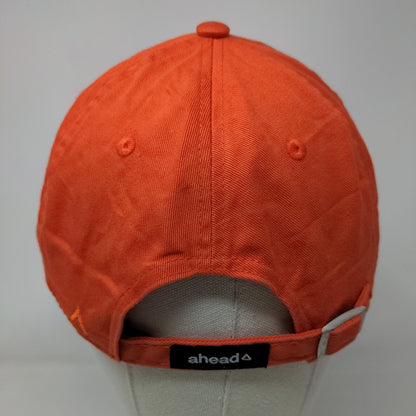 The Dunes Est. 1948 Slideback Hat Orange One Size Classic Cut Patch Logo Ahead