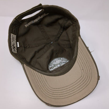 Duck Commander Strapback Hat Brown OSFA Embroidered Arise Kill Eat