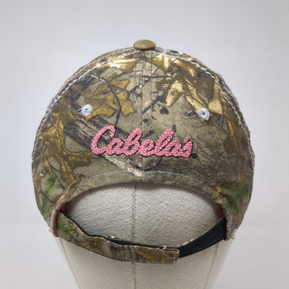 Cabela's Hunter Strapback Hat Camo Youth One Size Realtree Embroidered