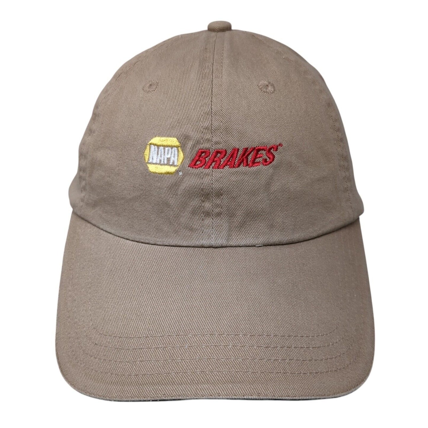 NAPA Brakes Strapback hat Brown One Size Adjustable Embroidered Cap America