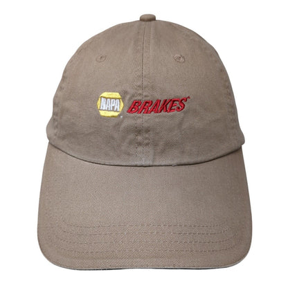 NAPA Brakes Strapback hat Brown One Size Adjustable Embroidered Cap America