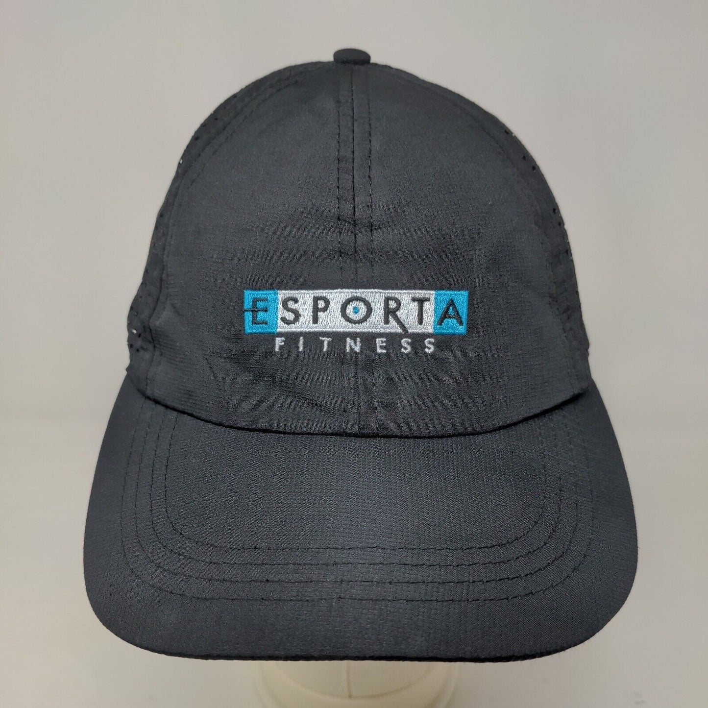 Unbranded Men's Snapback Hat Black Mesh Back Embroidered Esporta Fitness Logo
