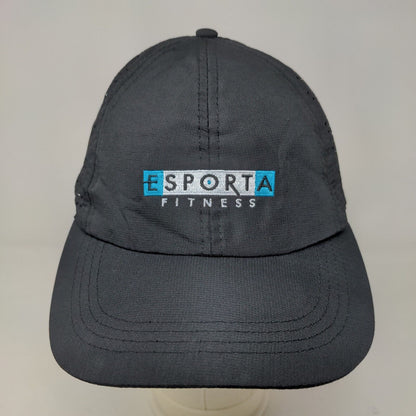 Unbranded Men's Snapback Hat Black Mesh Back Embroidered Esporta Fitness Logo
