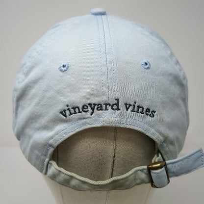 Vineyard Vines Baseball Cap Blue OSFM Whale Logo Palm Tree Slideback Hat Cotton