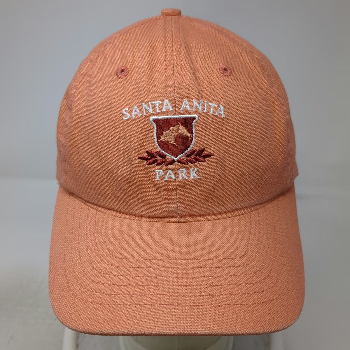 Gear For Sports Santa Anita Park Baseball Cap Orange One Size Horse Racing Crest