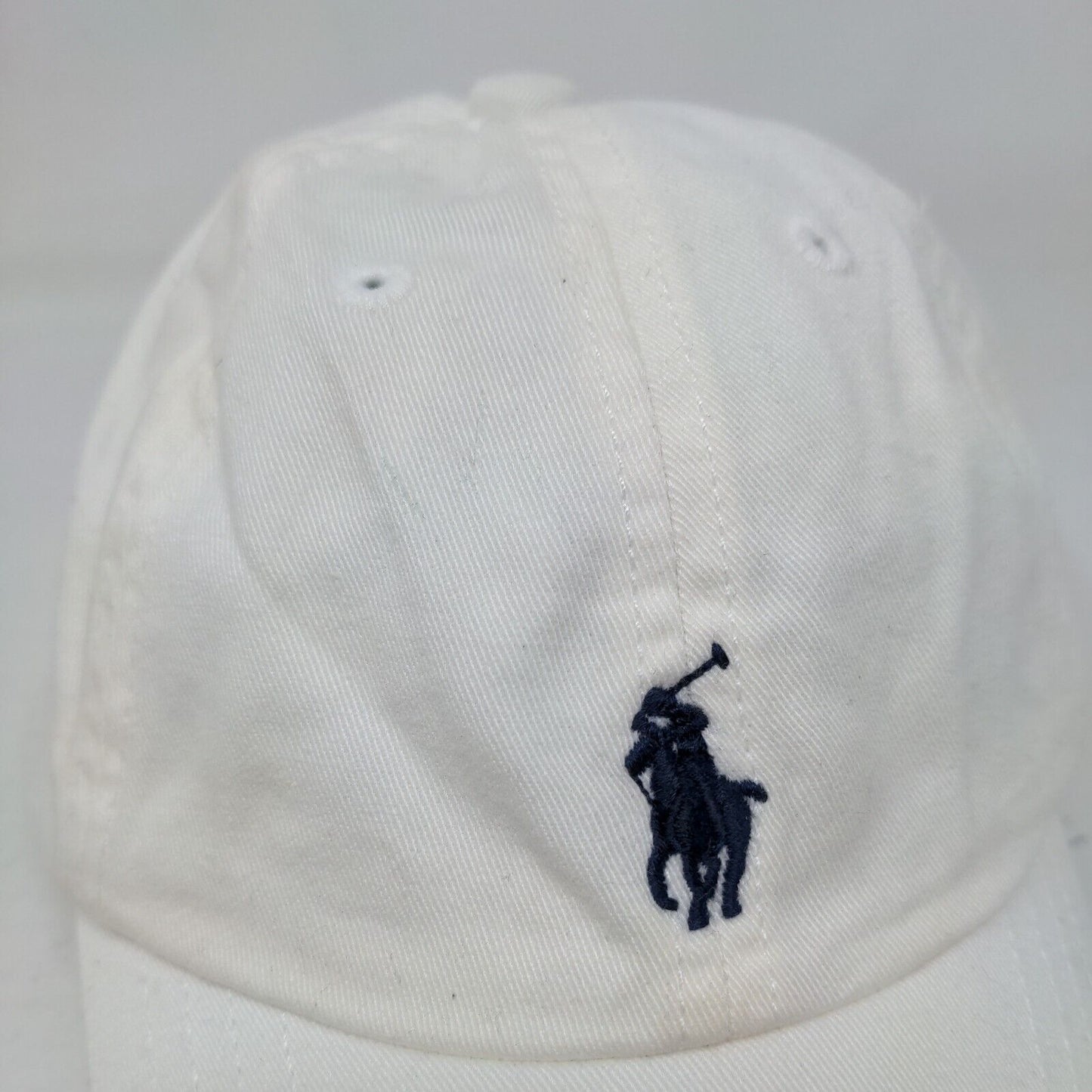 Polo Ralph Lauren Baby Small Pony Stretch Strapback Hat Cream OS 9-24 Months