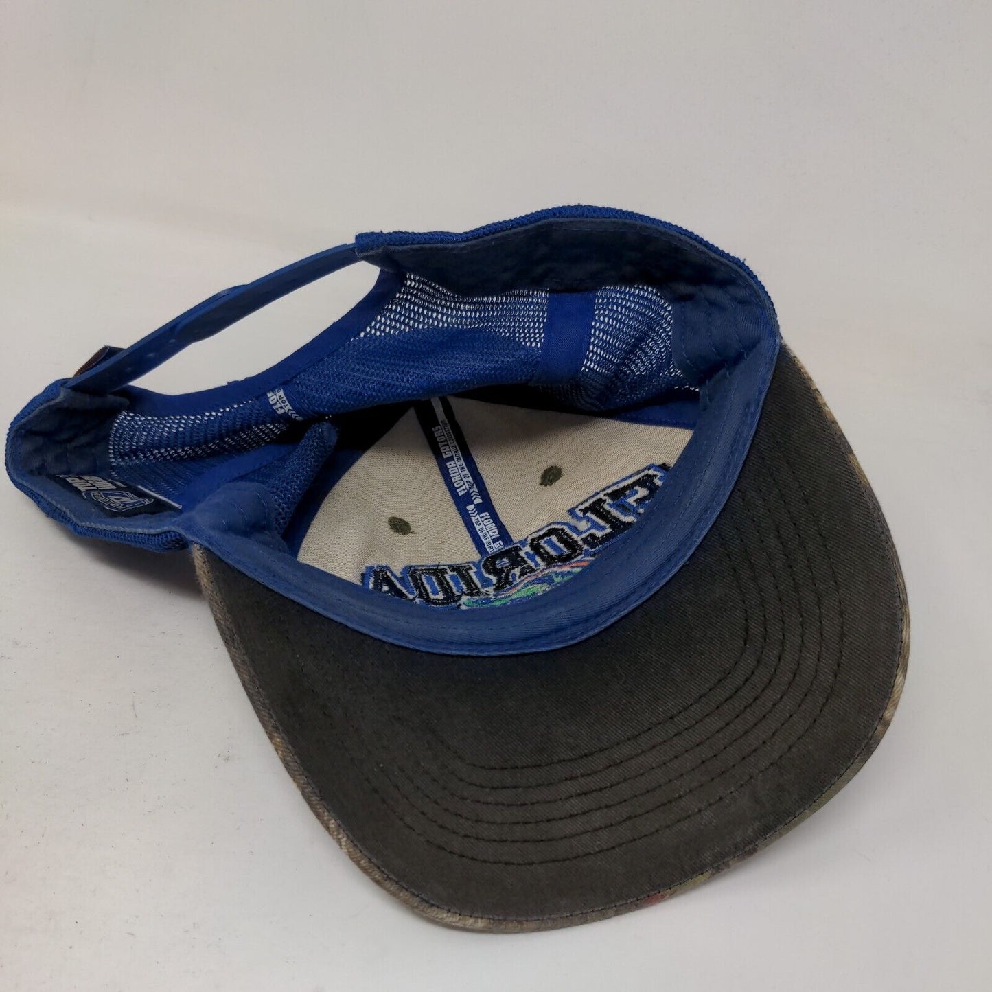Top of the World Men's Snapback Mesh Back Hat Camo OSFA Florida Gators Logo