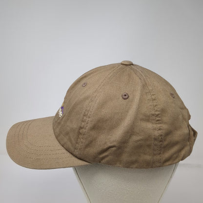 Tentree Baseball Cap Brown One Size Organic Cotton Adjustable Mountain Logo Hat