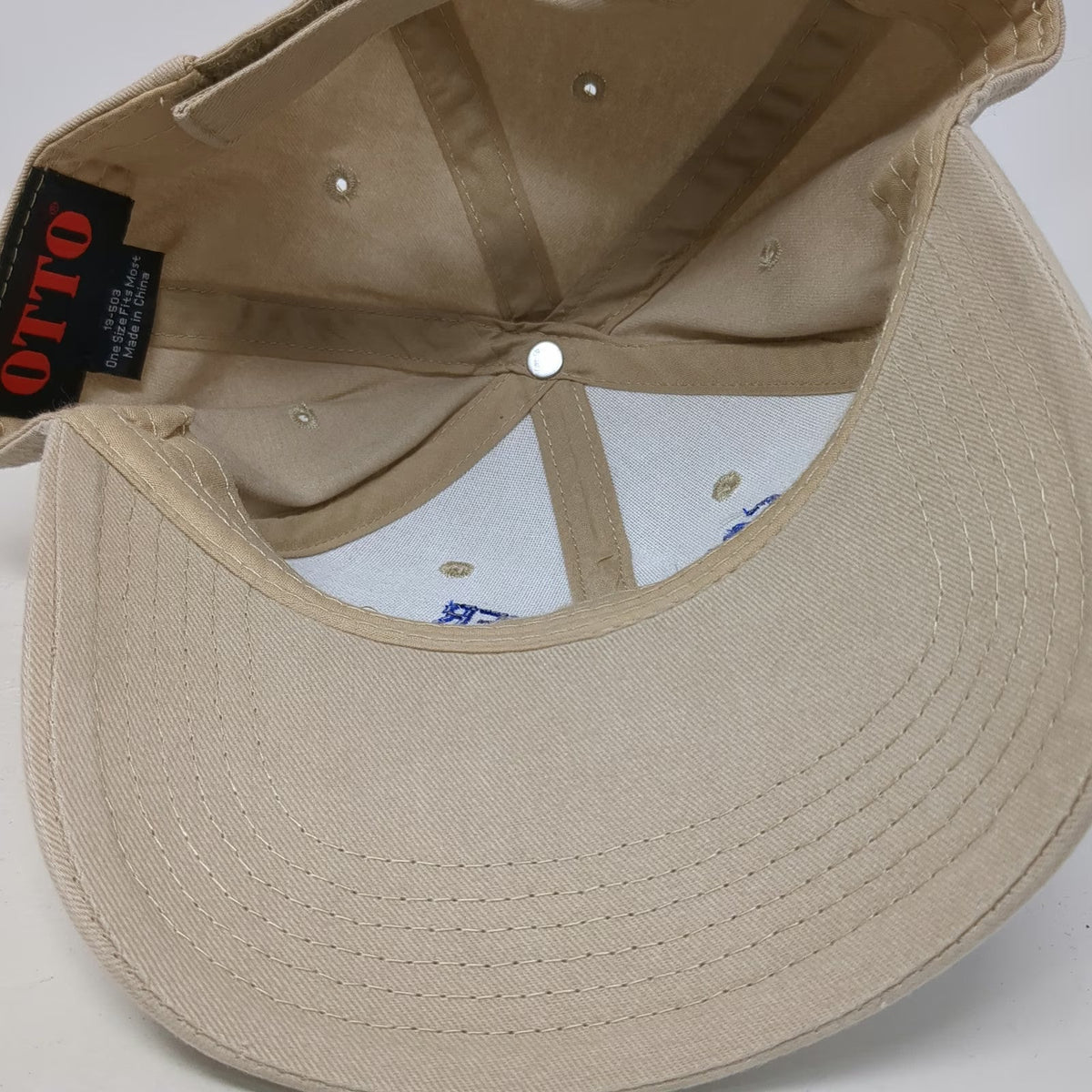 OTTO Salmon River Jet Boat Races 2022 Beige OS Baseball Cap Cotton Strapback Hat