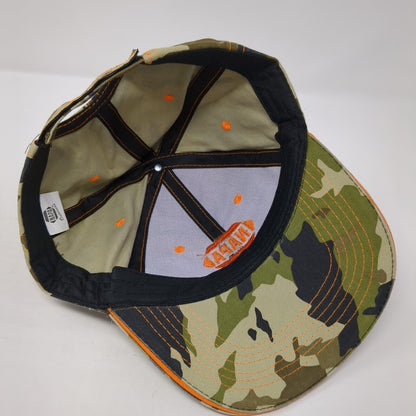 NAPA Outdoors Strapback Hat Camouflage One Size Adjustable 6 Panel