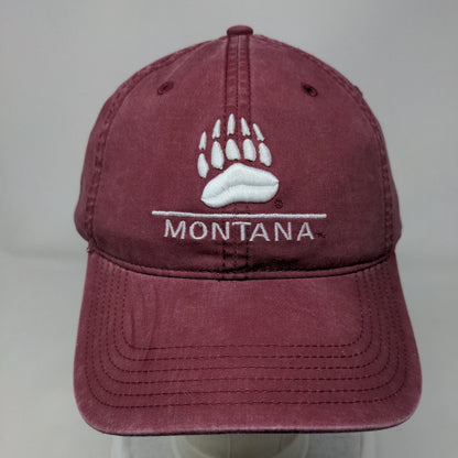 Montana Slideback Hat Red One Size Adjustable Embroidered Legacy