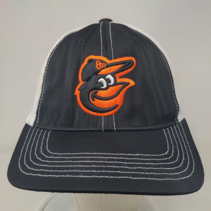 Fan Favorite Men's Strapback Hat Black Embroidered Baltimore Orioles Logo