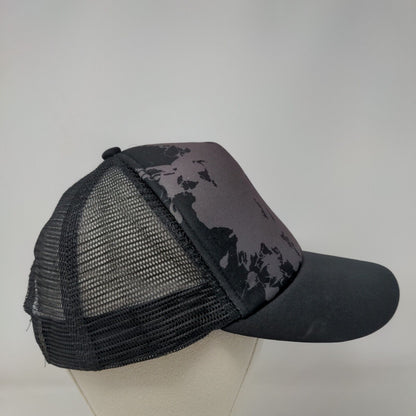 Surfware Hawaiian Classics Snapback Trucker Hat Black OSFA Adjustable Mesh Back