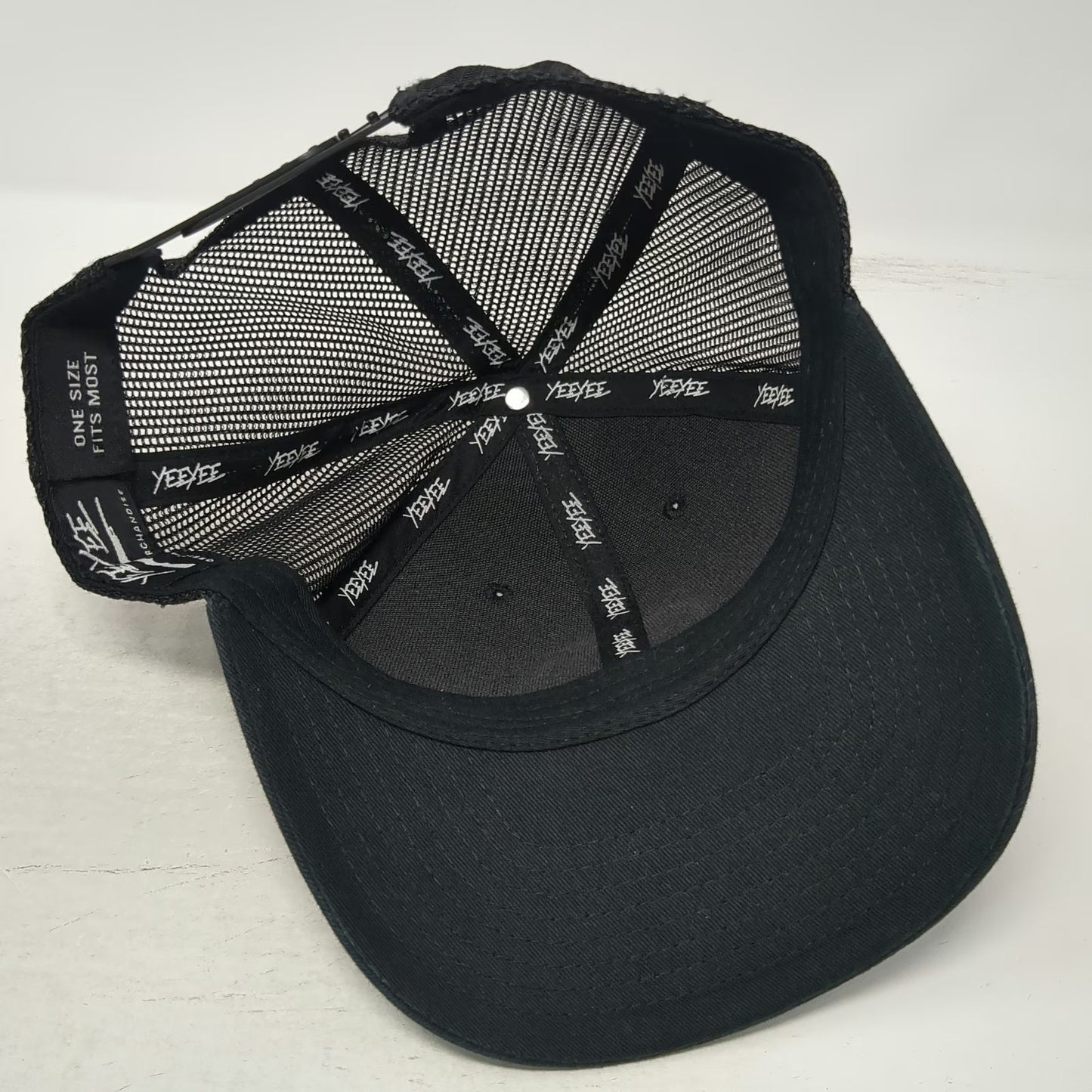 Yee Yee Trucker Hat Black One Size Mesh Back Snapback Logo Granger Smith Apparel
