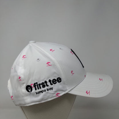 Adidas Three Stripe Band First Tee Tampa Bay Snapback Hat White OSFM Embroidered