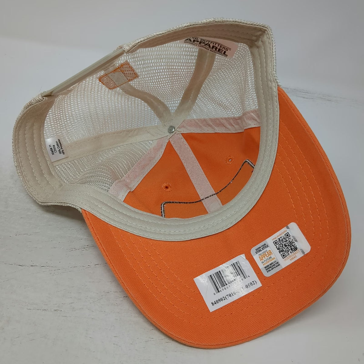 Stihl Trucker Hat Orange One Size Chainsaw Logo Patch Mesh Back Snapback Outdoor