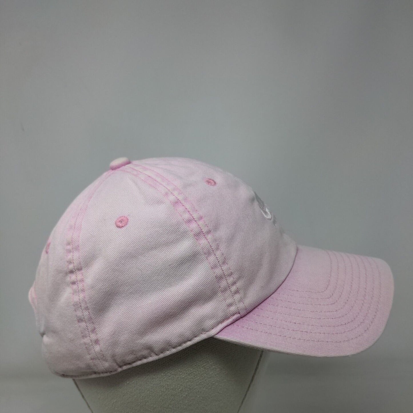Nike Slideback Hat Pink One Size Adjustable Embroidered Swoosh Logo 6 Panel