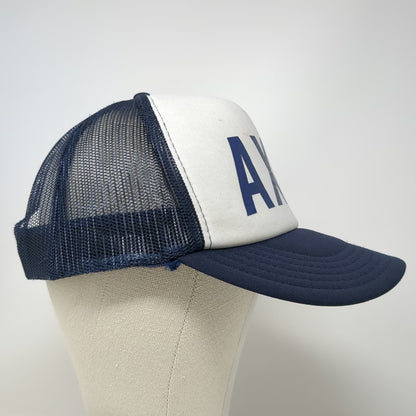 OTTO Trucker Hat Blue White One Size AXID Graphic Foam Mesh Snapback Polyester