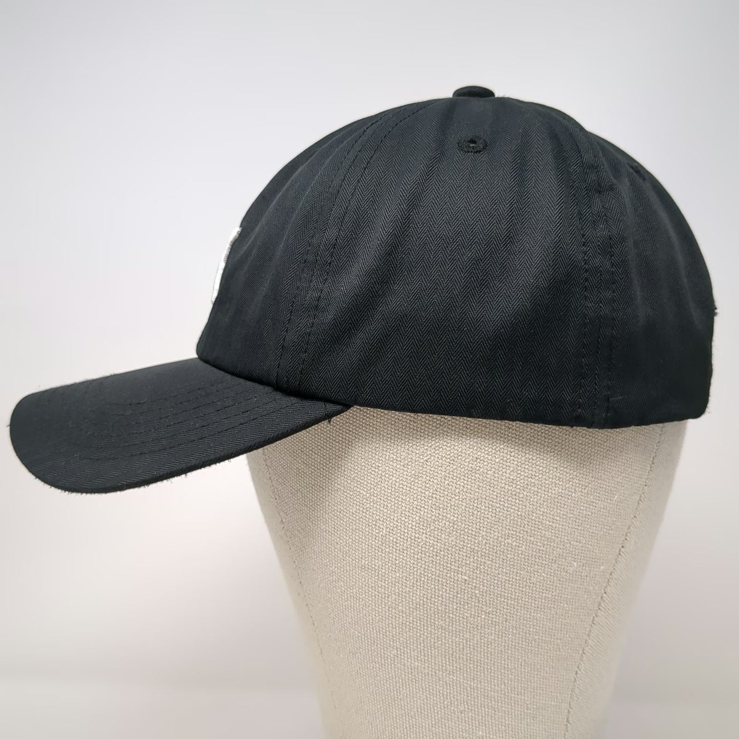 Puma Baseball Cap Black One Size Embroidered Cat Logo Slideback Polyester Hat