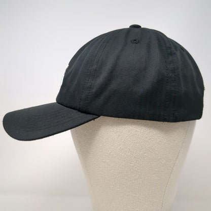 Puma Baseball Cap Black One Size Embroidered Cat Logo Slideback Polyester Hat