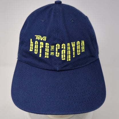Teva Born In The Canyon Slideback Hat Blue OS Adjustable Embroidered Cotton